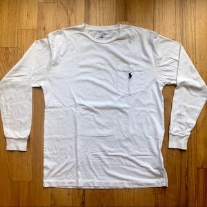 Polo White Long Sleeve Tee
